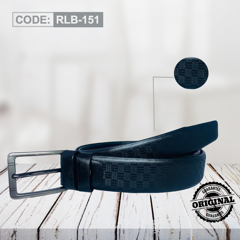 Leather Belt Black RLB-151